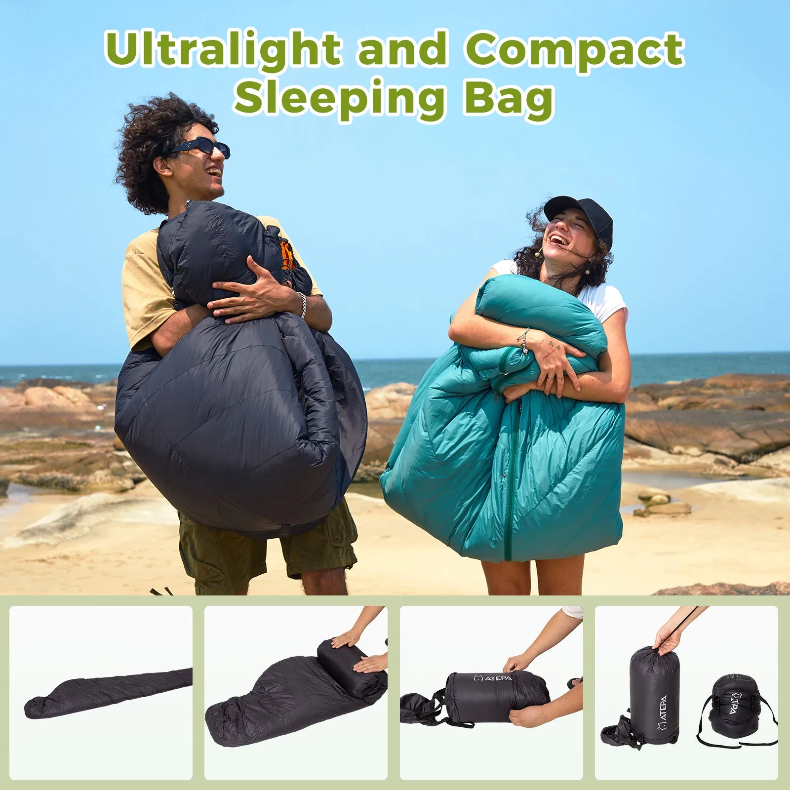 ATEPA ELEMENTS 450 Down Mummy Sleeping Bag