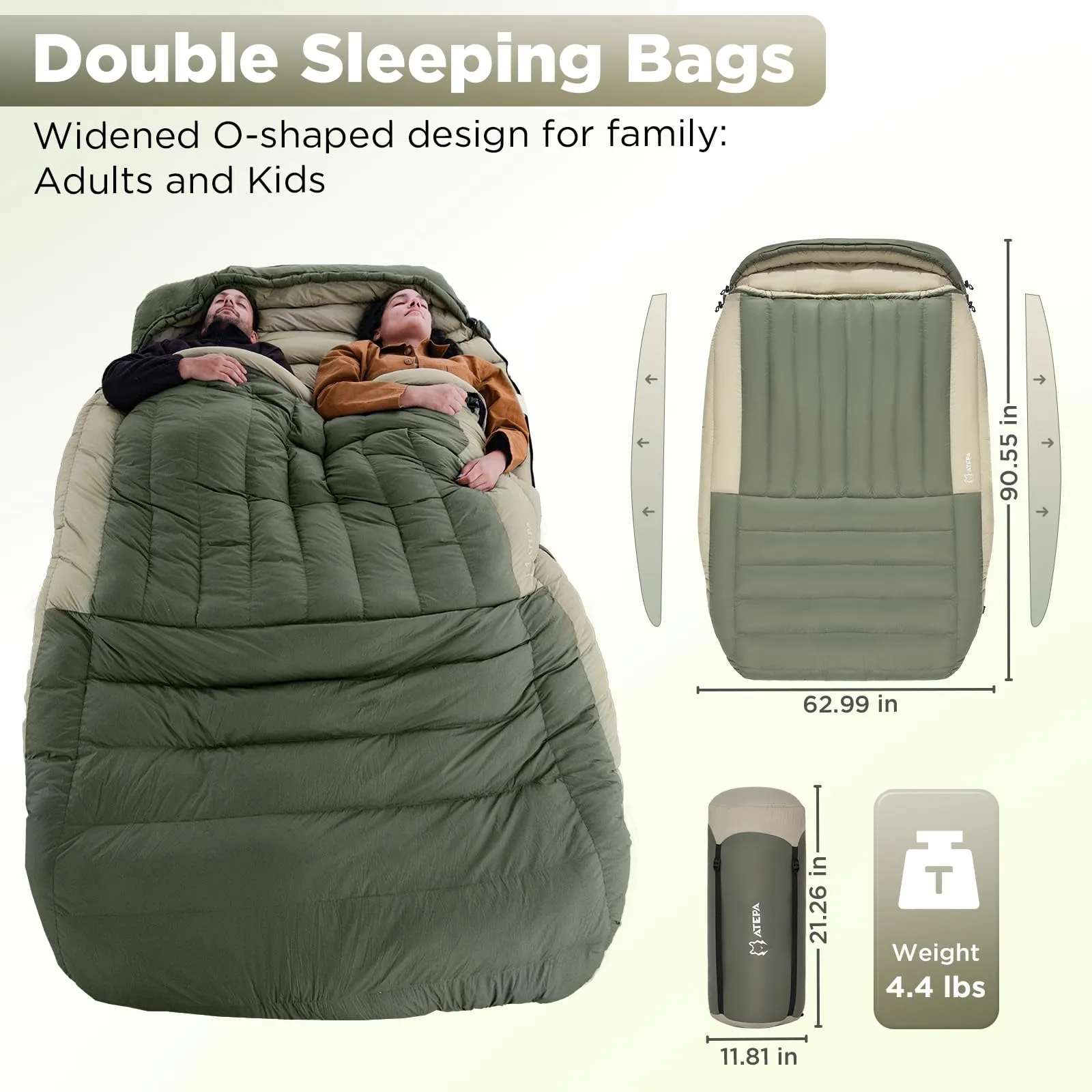 ATEPA PROMOTER Down Mummy 0 Sleeping Bag