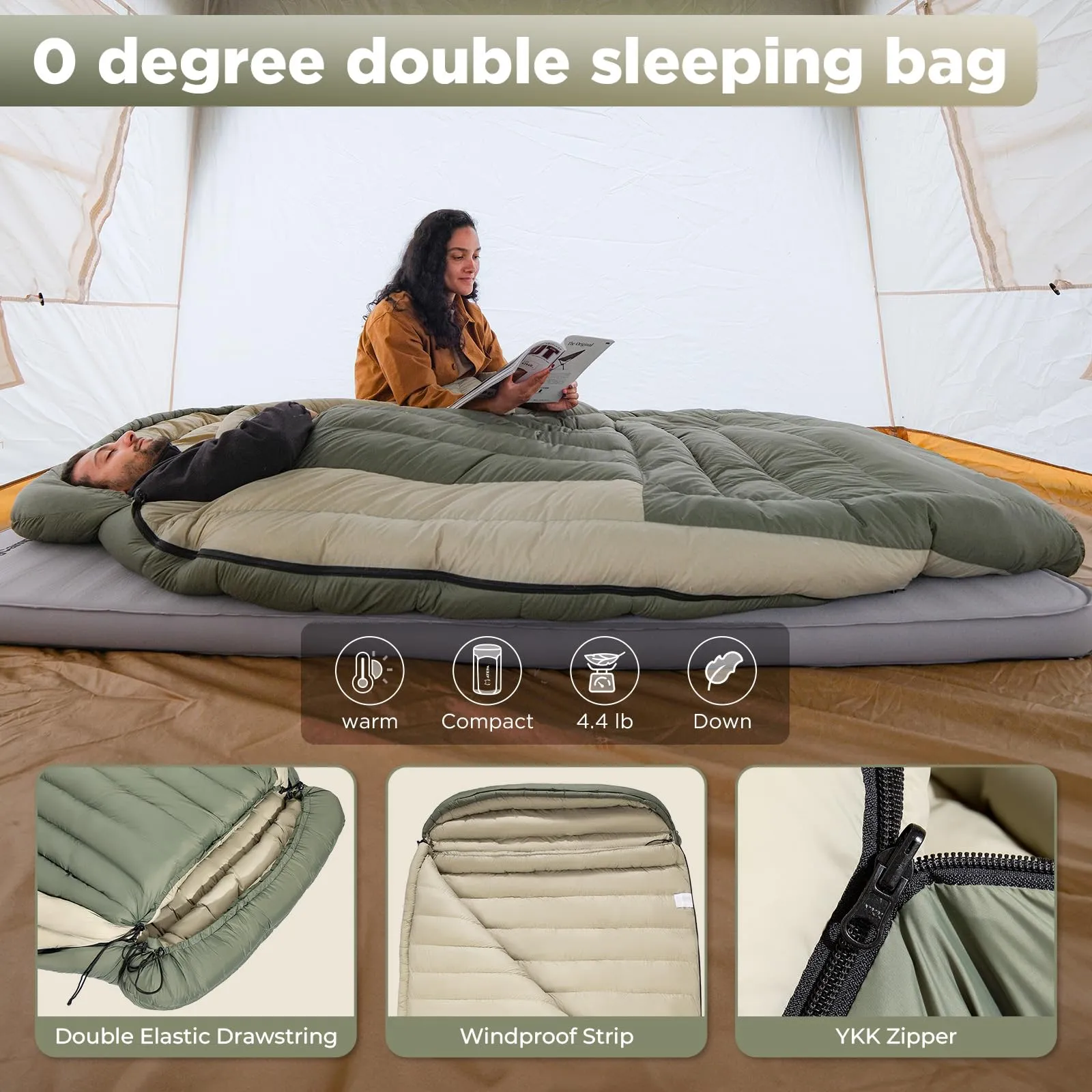 ATEPA PROMOTER Down Mummy 0 Sleeping Bag