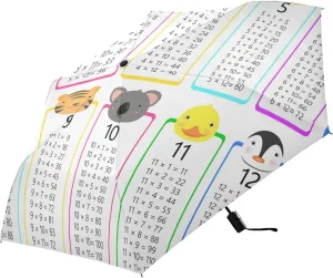 Automatic Lightweight Folding Umbrella, Auto Open/Close Portable Sun Travel Parasol, Compact Anti-UV Strong Rain Umbrella