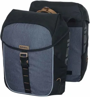 Basil Mile Double Bag, Black Slate