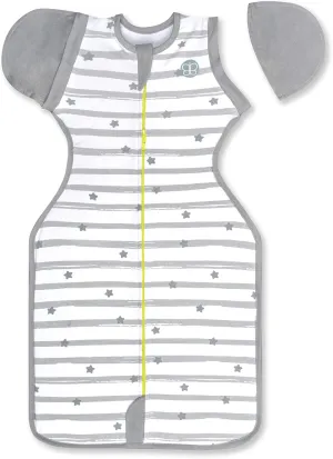 bblüv - Sleëp - Transition Zipper Swaddle Sack with Removable Sleeves -Arms Up Swaddle for Newborns and Infants - Medium