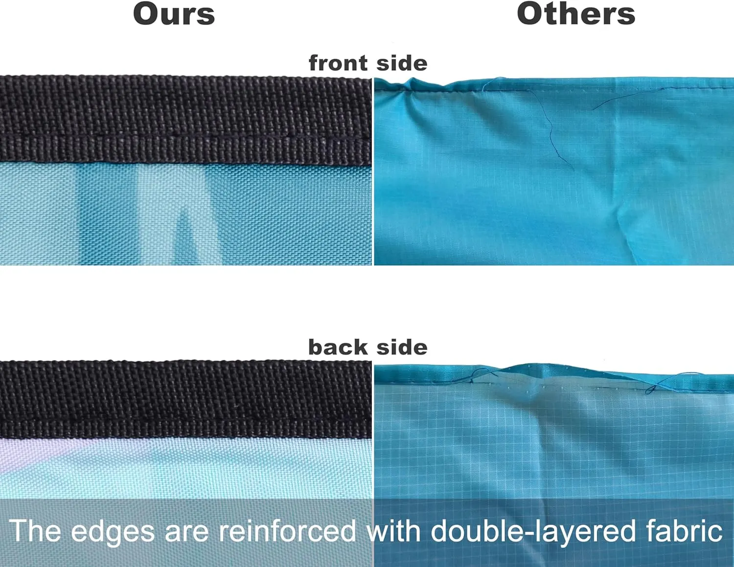 Beach Blanket Waterproof Sandproof Beach Mat 79" X 83" /10'x9'for 2-8 Adults Quick Drying Outdoor Picnic Mat Beach Accessories for Travel, Camping, Hiking