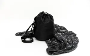 Beddy's Dual-Sided Travel Blanket for Airplane or Car, Packable with Portable Carrying Case Bag, Super Soft & Cozy Lightweight Blanket, Perfect for Travelers, Road Trips and Camping, On-The-Go