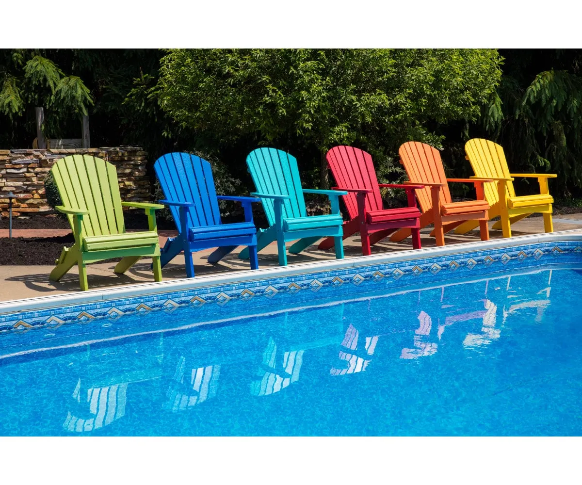 Berlin Gardens Comfo Back Folding Adirondack Chair