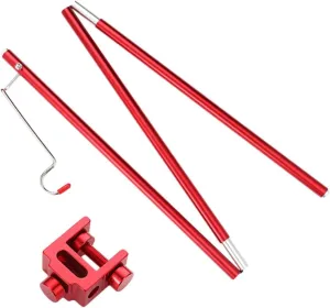 BESPORTBLE Camping Accessories Solar Lanterns Outdoor Portable Aluminum Folding Lamp Pole Stand
