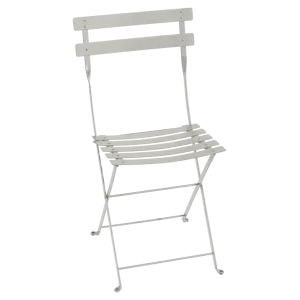 Bistro folding chair clay grey