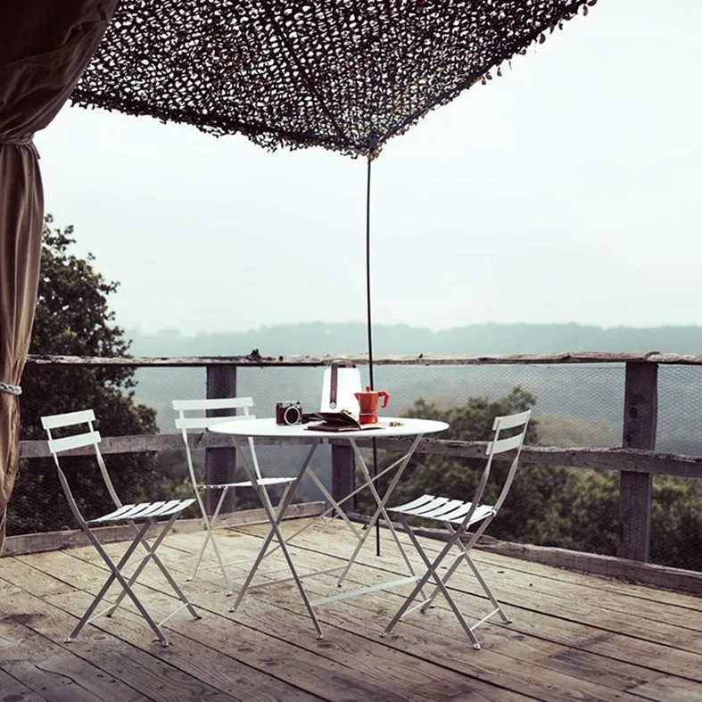 Bistro folding chair clay grey
