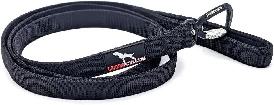 Black Elite-HD 6' Heavy Duty Dog Leash Durable Safe Strong Twist Lock Carabiner