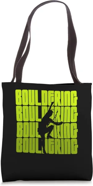 Bouldering | Rock Mountains Climbing | Boulder Climber Tote Bag