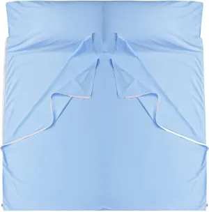 Brand - GANNAFEE Cotton Sleeping Bag Liner with Zipper - 100% Cotton Travel Sheet Sleep Sack Adult - Travel Sleeping Bag for Hotels Camping Hiking