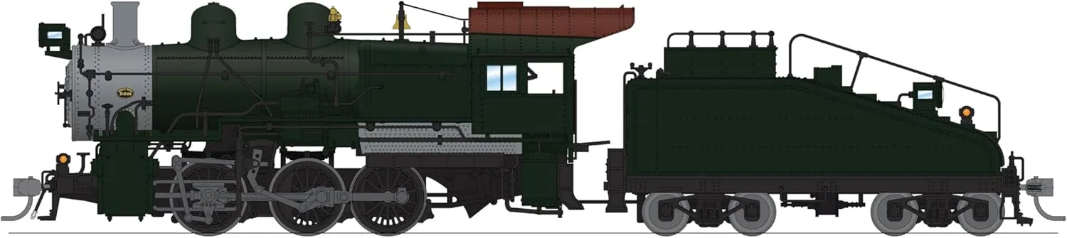 Broadway Limited 9177 PRR B6sb 0-6-0, Unlettered, DGLE Paint, 60S66A Tender, Paragon4 Sound/DC/DCC, Smoke HO Scale