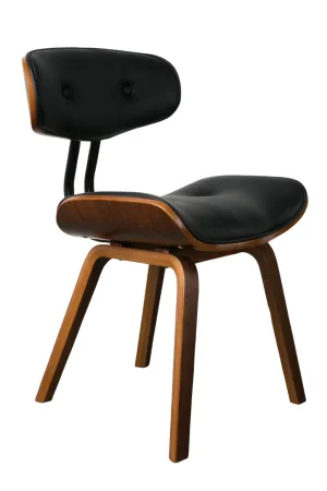 Brown Tufted Dining Chair | Dutchbone Blackwood