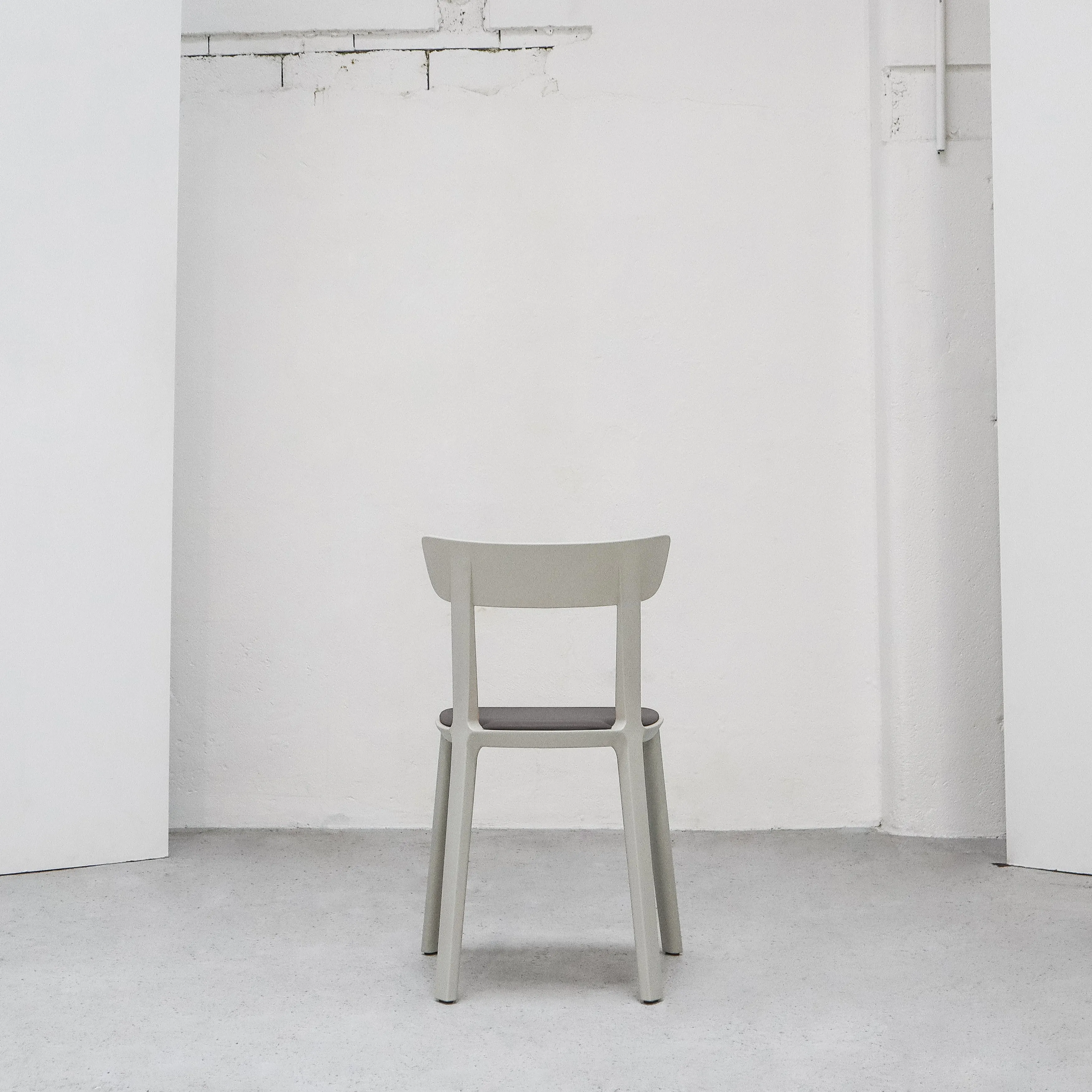 Cadrea Padded Dining Chair - Stone   Ironsand