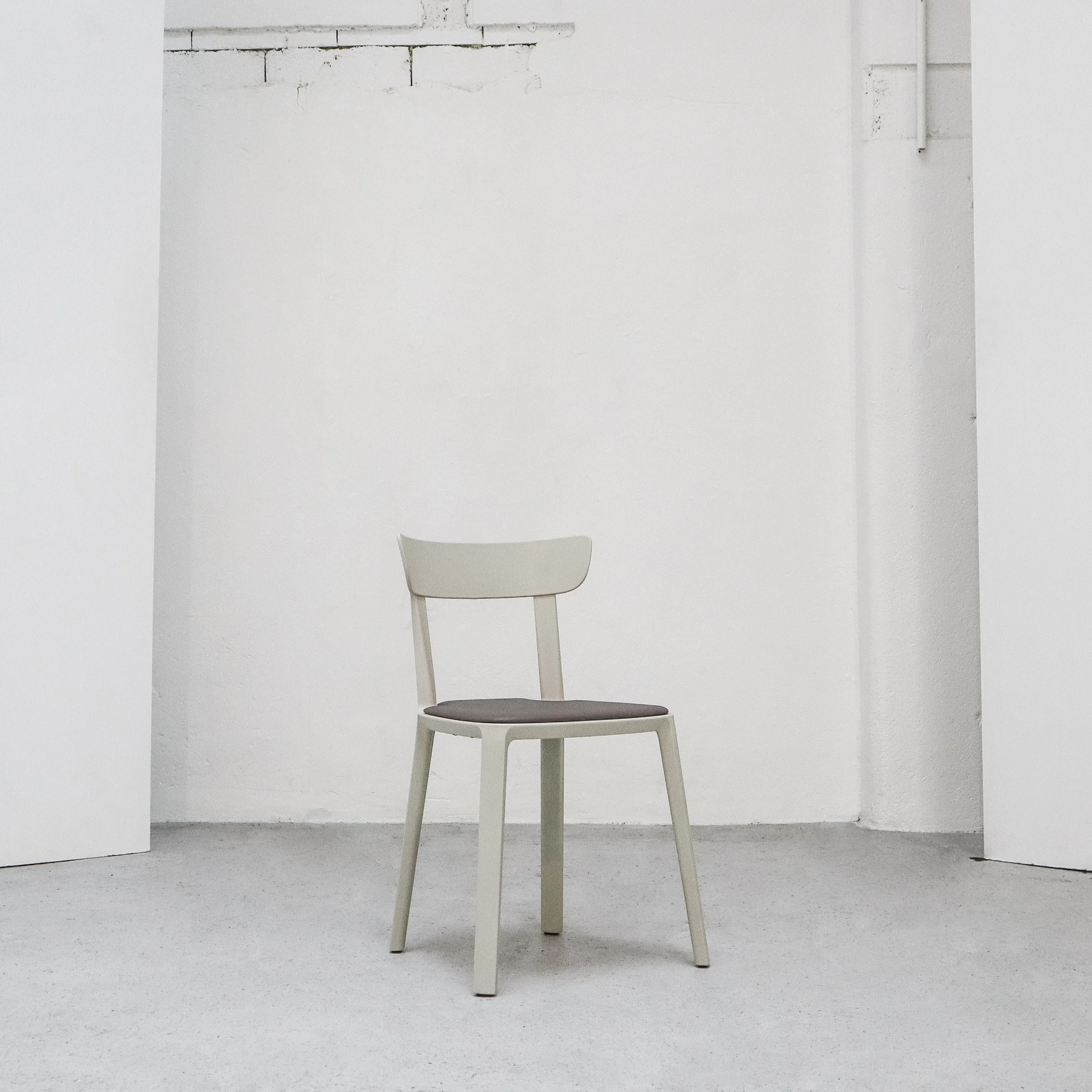 Cadrea Padded Dining Chair - Stone   Ironsand