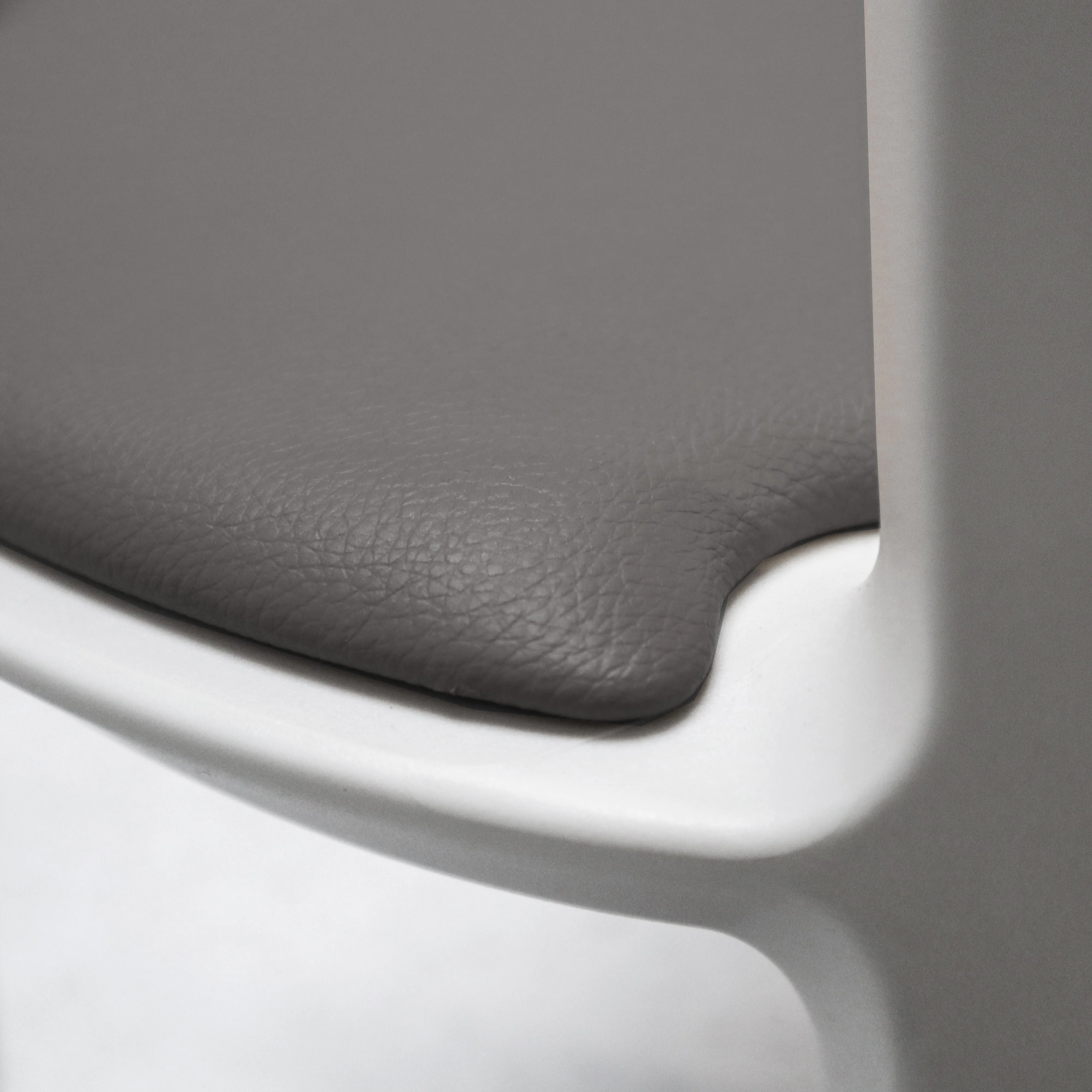 Cadrea Padded Dining Chair - Stone   Ironsand