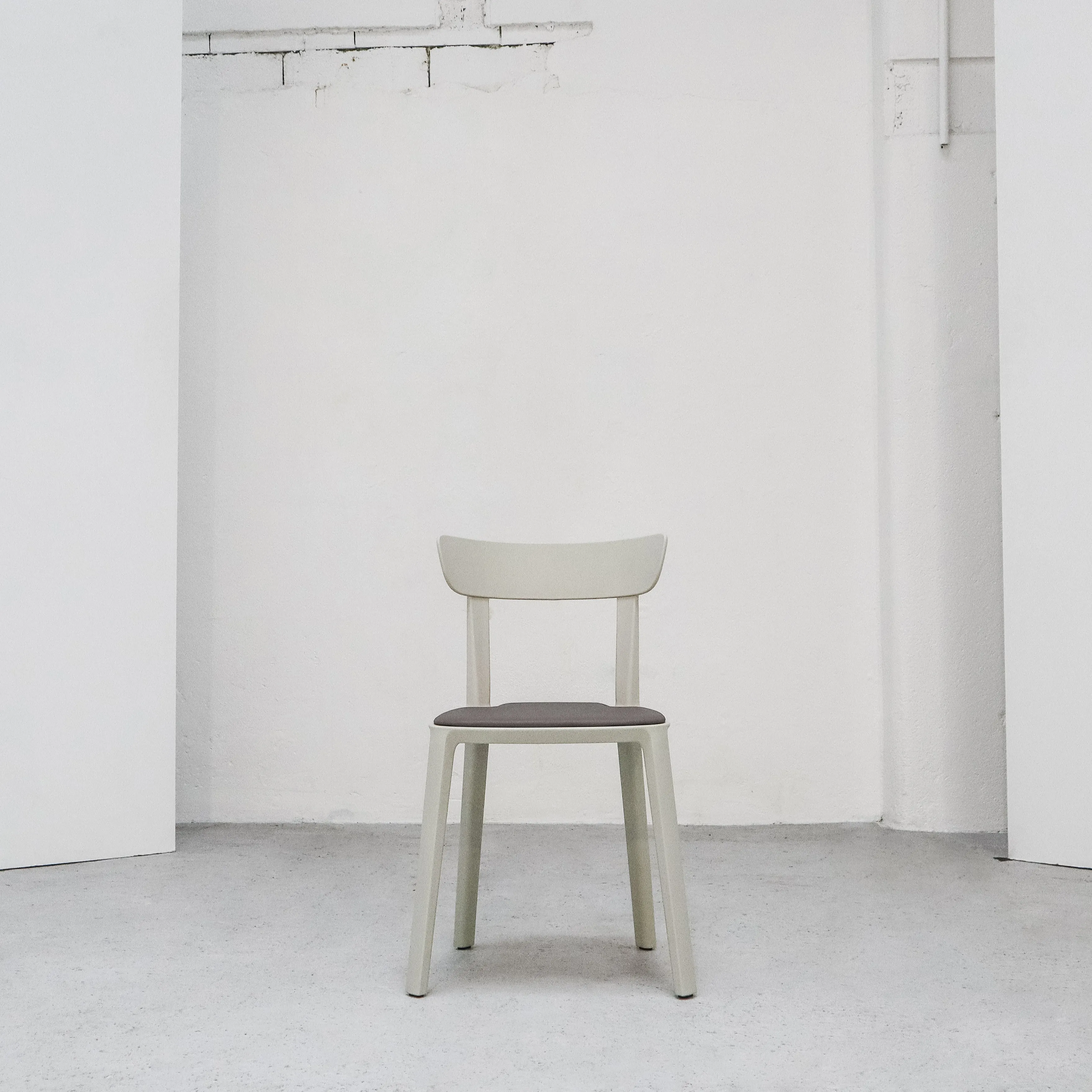 Cadrea Padded Dining Chair - Stone   Ironsand