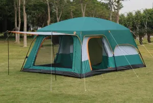 Camel Ultralarge 6 10 12 Double Layer Outdoor 2living Rooms and 1hall Family Camping Tent in Large Space Tent