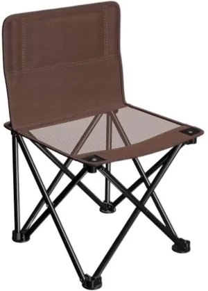 Camping Chair Fishing Chair Folding Chairs Camping Outdoor Folding Backrest Chair Portable Fishing Chair With Side Pocket Lightweight Leisure Chairs Padded Deck Chair Lawn Chairs Outside ( Color : F )