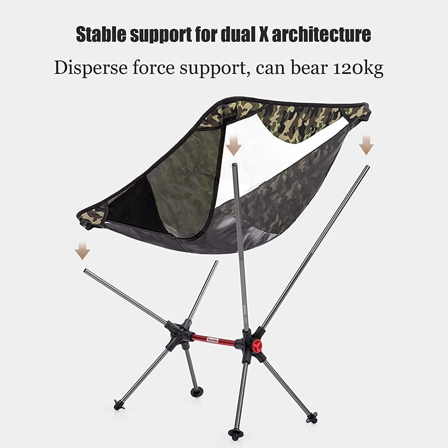 Camping Chair Folding Chair Portable Chair Outdoor Folding Chair Camping Beach Portable Simple Backrest Folding Sketching Seat Stool with Mesh Fabric Backrest Camping Chairs for Adults
