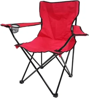 Camping Chair Outdoor Fishing Chair Folding Camping Chairs with Steel, Portable Camp and Sports Chair Heavy Duty for Adults Folding Chairs for Outside Portable