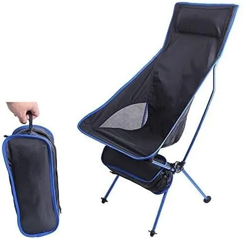 Camping Chair Outdoor Ultralight Folding Travel Hiking Beach Oxford Cloth Fishing