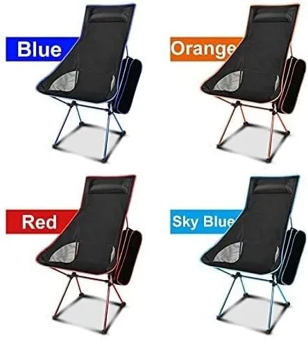 Camping Chair Outdoor Ultralight Folding Travel Hiking Beach Oxford Cloth Fishing