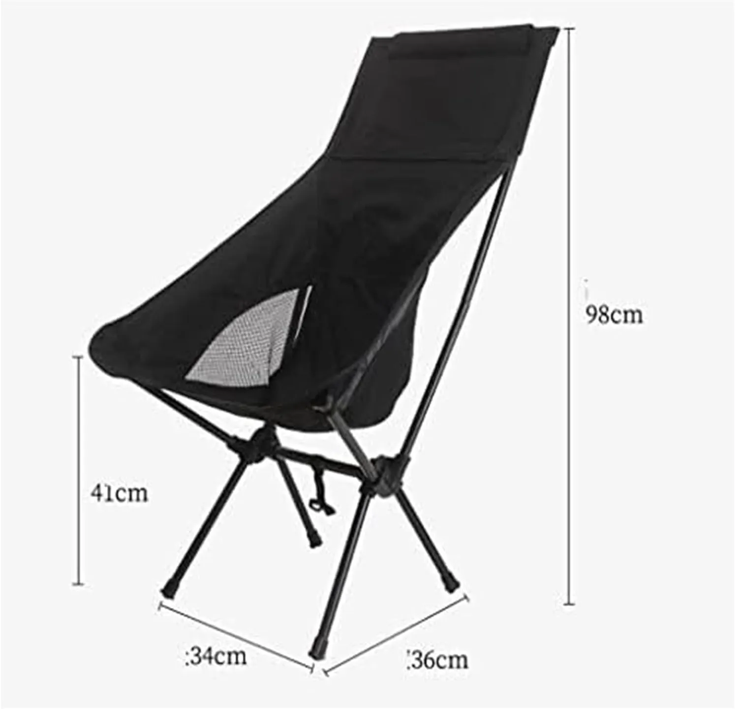 Camping Chair,Beach Chair, Folding Chair Portable Camping Fishing Bench Picnic Leisure Recliner Camping Chair(Beige)