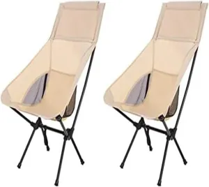 Camping Chair,Beach Chair, Folding Chair Portable Camping Fishing Bench Picnic Leisure Recliner Camping Chair(Beige)