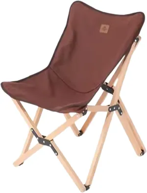 Camping Chairs for Adults Wooden Chair e Picnic Chairs Folding Camp Chair Lightweight with Mesh Pocket & Carrying Bag