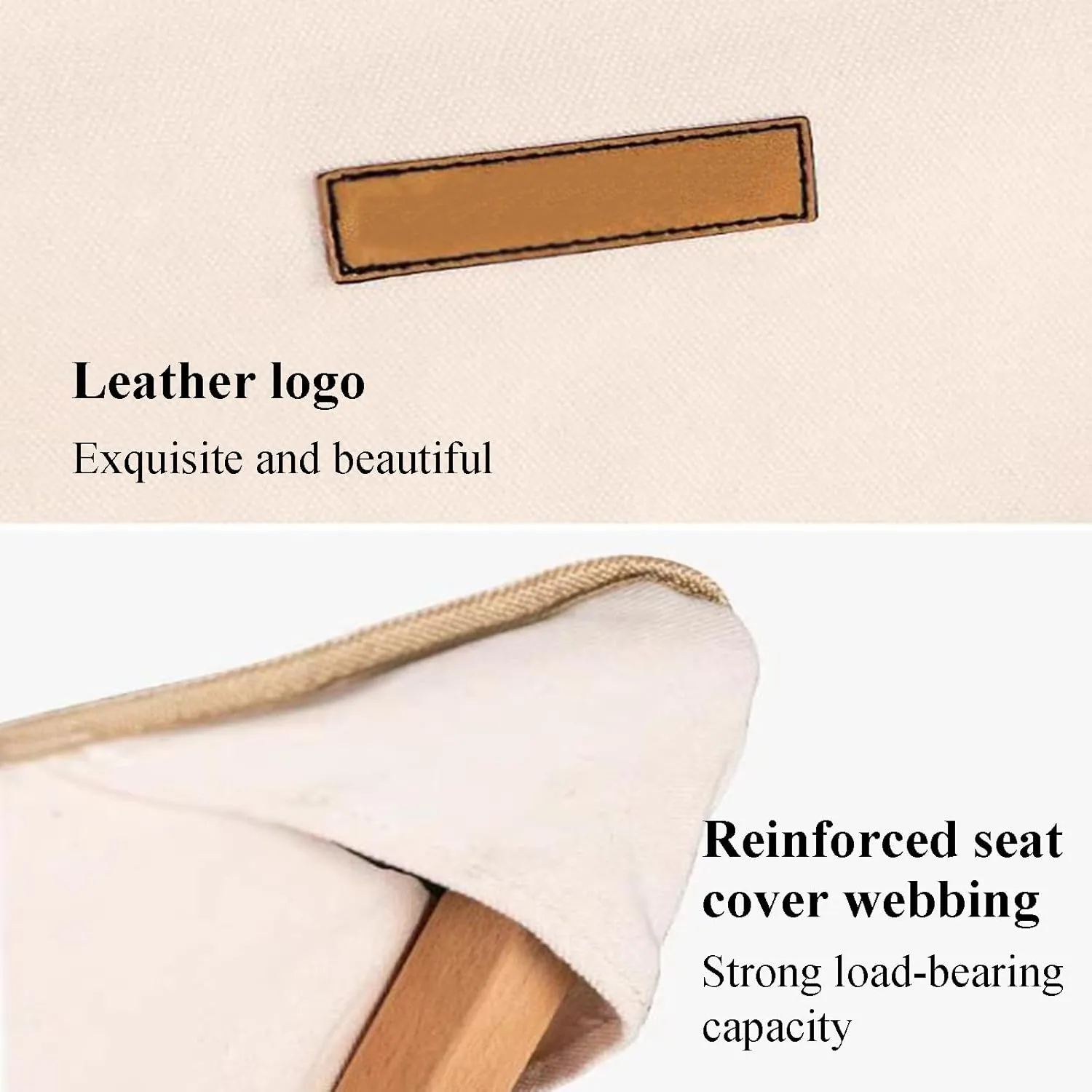 Camping Chairs for Adults Wooden Chair e Picnic Chairs Folding Camp Chair Lightweight with Mesh Pocket & Carrying Bag