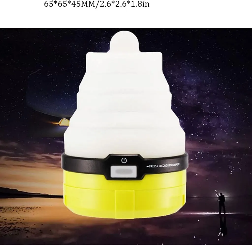 Camping Lantern Plastic Camping Lamp Outdoor Tent Light Led Chargeable and Battery Lights Suitable for Far-Foot Camping Outdoor Emergency (Excluding Battery) Portable Light for Camping Hiking Fishing