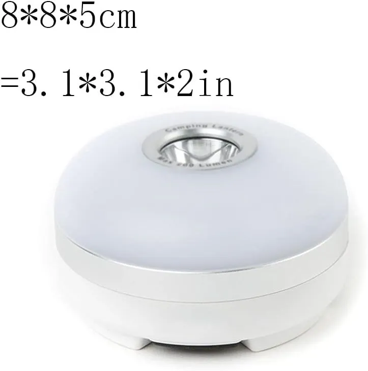 Camping Lantern Plastic Camping Light Multifunctional Tent Light Ipx5 Waterproof Battery Light Suitable for Outdoor Emergency (Battery Not Included) Portable Light for Camping Hiking Fishing