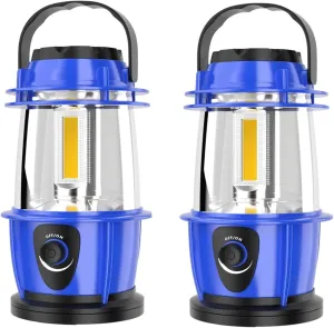 Camping Lantern w/Dimmer Switch Portable Handheld COB Camping Light Battery Powered Led Tent Light Lamp for Camping Emergency Fishing Hiking Power Cuts