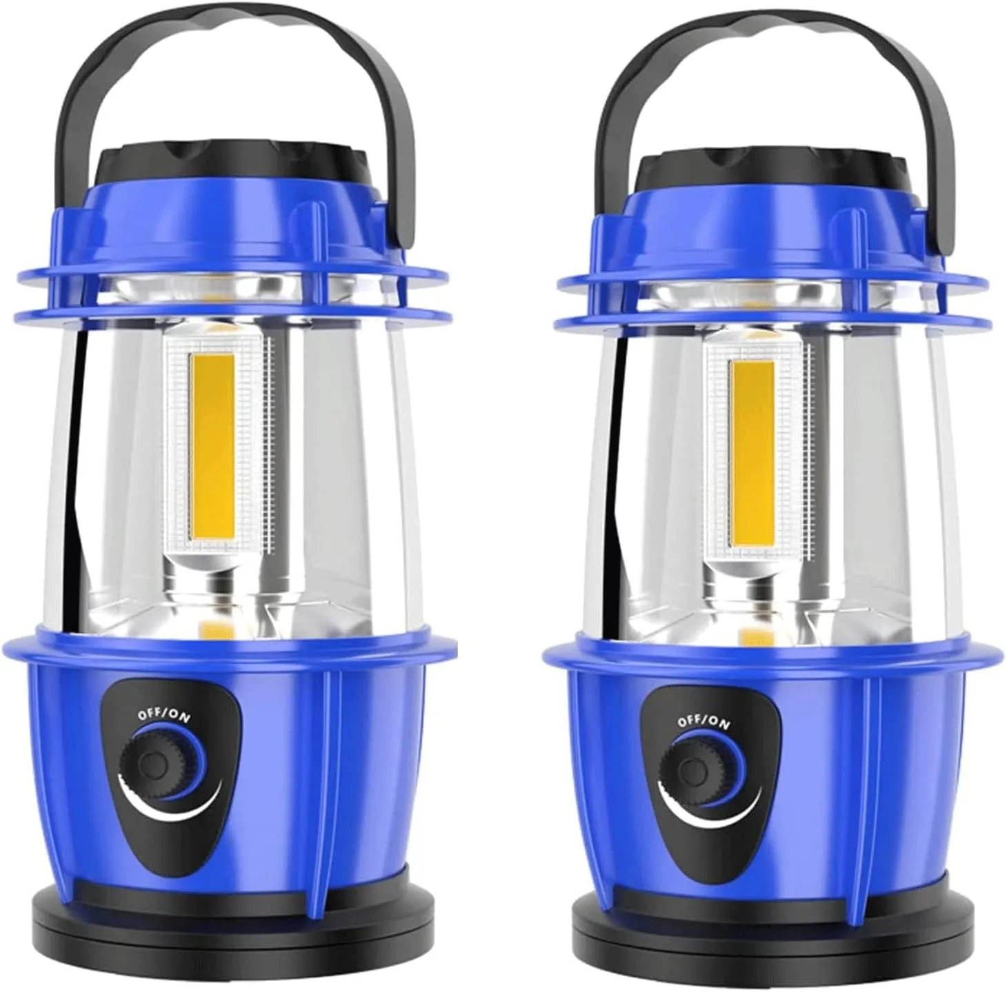Camping Lantern w/Dimmer Switch Portable Handheld COB Camping Light Battery Powered Led Tent Light Lamp for Camping Emergency Fishing Hiking Power Cuts