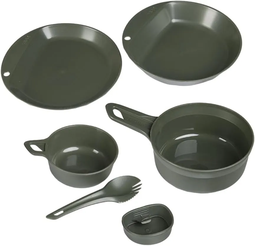 Camping Mess Kit Olive Explorer Wildo Set Bushcraft Festival Mug #43348