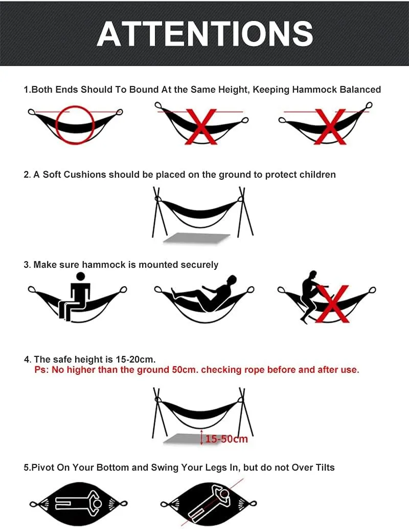 Camping Parachute Hammock 300200Cm Portable Survival Garden Outdoor Furniture Leisure Sleeping Travel Double Hanging Bed Dorange-Graya