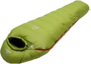Camping Sleeping Bag,Very Warm White Goose Down Filled Adult Mummy Style Sleeping Bag Fit for Winter Thermal 4 Kinds of Thickness Camping Travel (Color : Green, Size : 1450g)