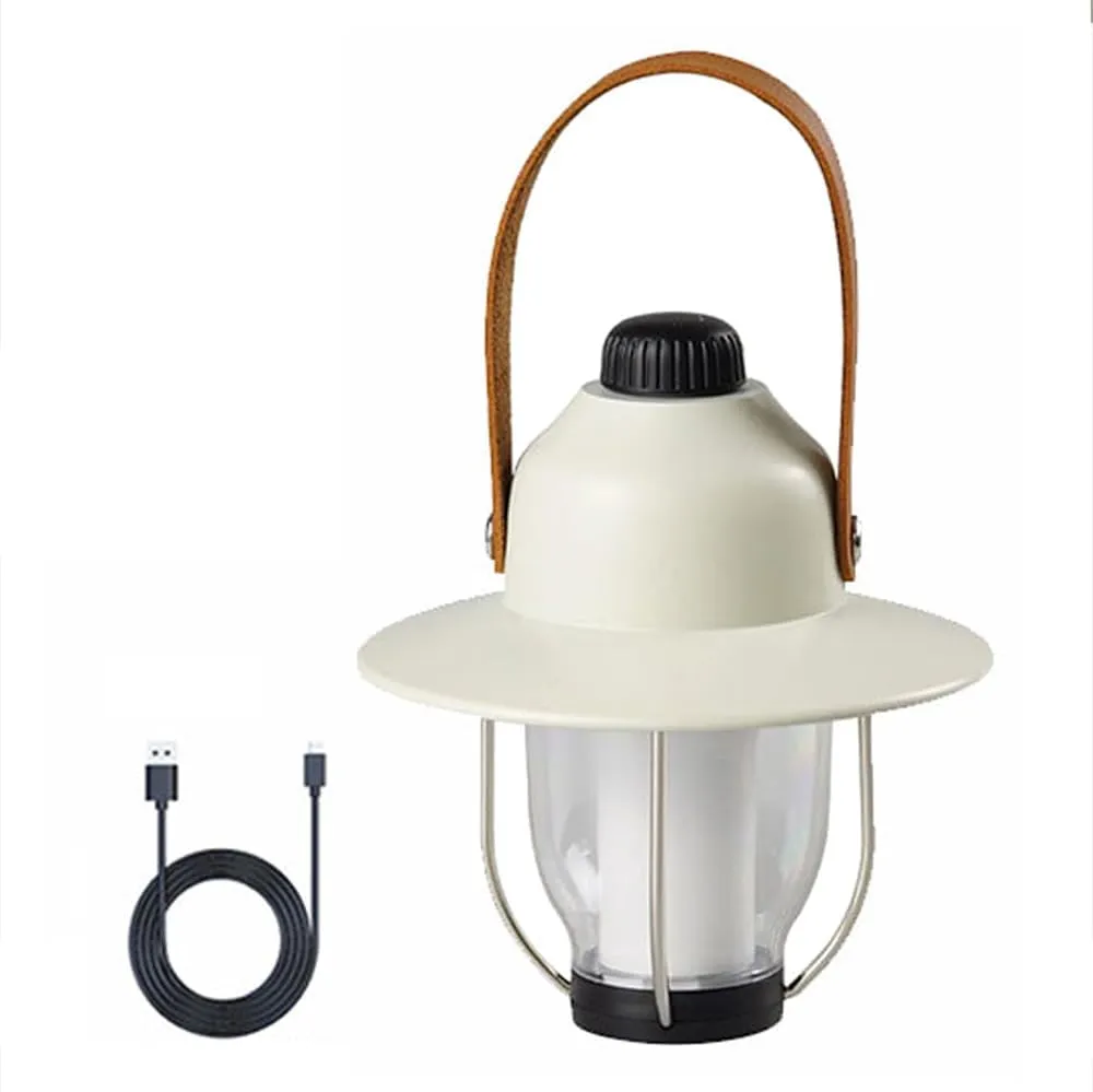 Camping Tent Light Portable Campsite Lantern Waterproof Night Lamp Port 3 Color and Stepless Dimming for Camping Tent Hiking Fishing