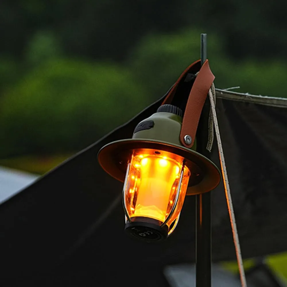 Camping Tent Light Portable Campsite Lantern Waterproof Night Lamp Port 3 Color and Stepless Dimming for Camping Tent Hiking Fishing