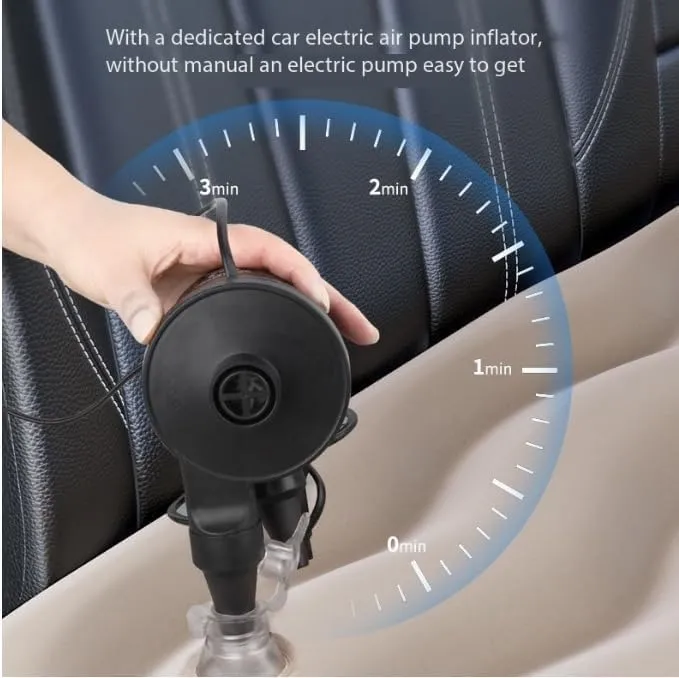 Car Air Mattress Back Seat for Buick Envision,Double Side Flocking Car Bed Portable Air Mattress Car Sleeping Mattress Car Accessories Cars Camping Bed,Black