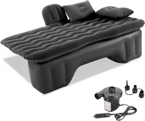 Car Air Mattress Back Seat for Buick Envision,Double Side Flocking Car Bed Portable Air Mattress Car Sleeping Mattress Car Accessories Cars Camping Bed,Black