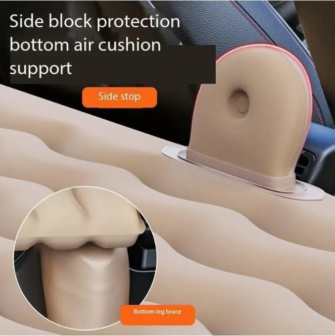 Car Air Mattress Back Seat for Ford F-150 F-250 F-350, Double-Sided Flocked, Grey