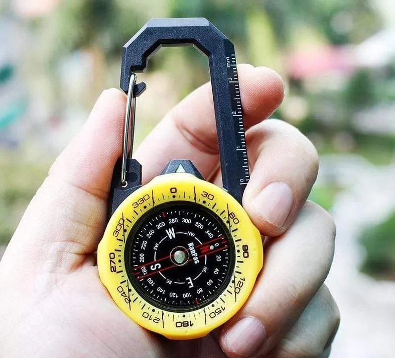 Carabiner outdoor compass