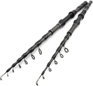 Carbon Fiber Telescopic Fishing Rod Sea 8-25LB Saltwater Portable Spinning Pole