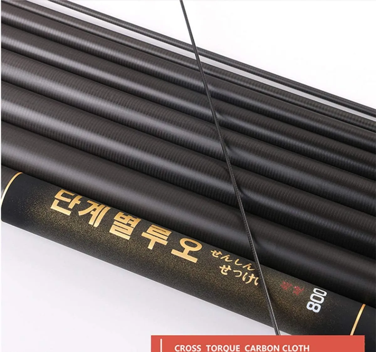 Carbon Fishing Rod 8-15m Long Section Super Hard Ultralight Fishing Gear Long Distance Big Fish 360°Rotating Pole Tip