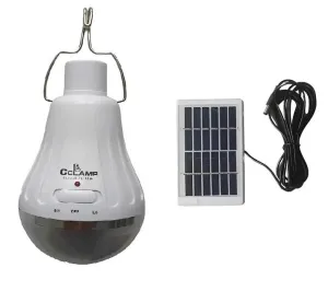Cclamp Rechargeable Solar Light With Solar Panel Cl-028max.