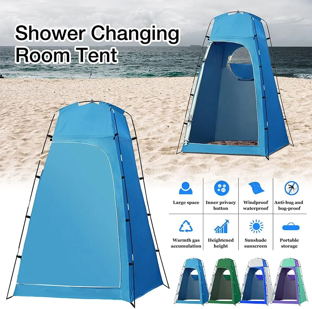 Changing Tents For Camping Pop Up Toilet Tent Shower Privacy Tent For Changing Dressing Room Beach Fishing Hiking Portable Outdoor Toilet Shelter Tent