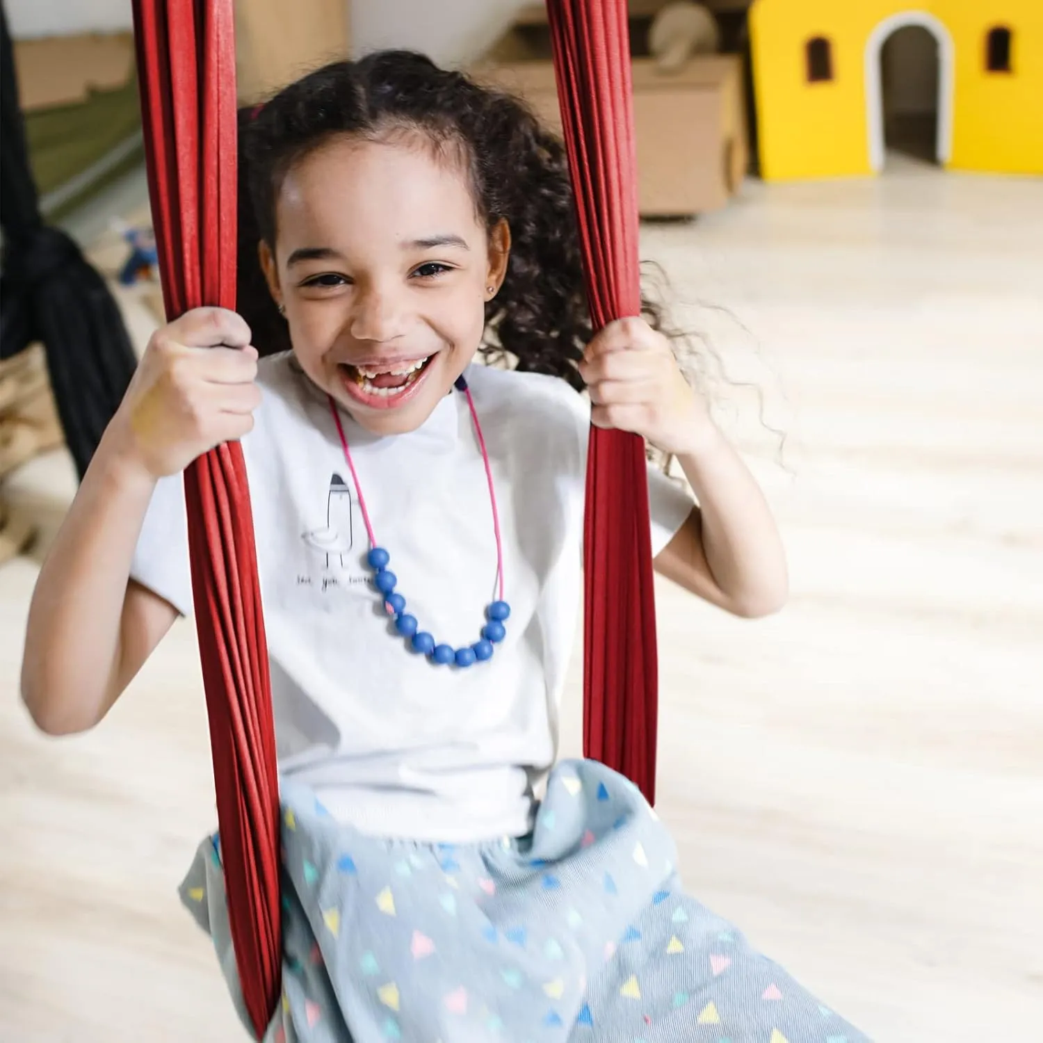 Chihee Sensory Swing Therapy Swing Hammock Indoor Outdoor for Kids, Hardware Included, Soft Breathable Nylon Cuddle Swing Joy Hammock for Child Adult with Autism, ADHD, Aspergers, Sensory Integration