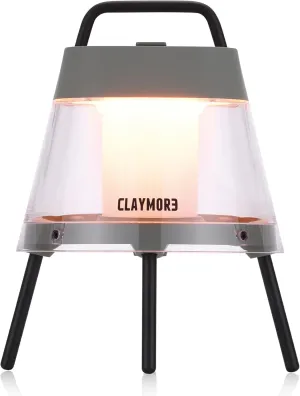 CLAYMORE Athena M (Moss Green) - Aesthetic Portable Outdoor Lantern for Glamping, Camping, Events, Parties & Tents. USB-C Charging, Power Bank Function, Up to 75 Hours Battery Life, 3 Light Modes.